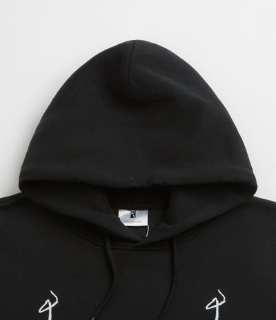 Poetic Collective Crayon Chain Hoodie - Black