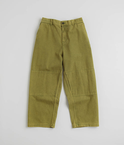 Poetic Collective Denim Sculptor Pants - Green Acid Wash