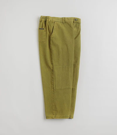 Poetic Collective Denim Sculptor Pants - Green Acid Wash