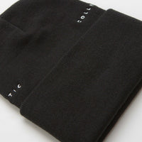 Poetic Collective Double Beanie - Black thumbnail