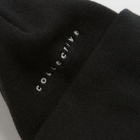 Poetic Collective Double Beanie - Black thumbnail