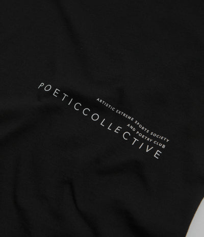 Poetic Collective Extreme Poetry Club T-Shirt - Black