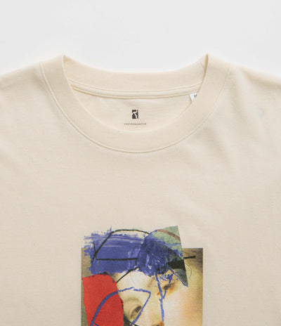 Poetic Collective Half and Half T-Shirt - Off White