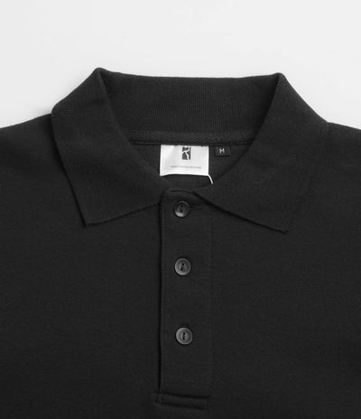 Poetic Collective Heavy Polo Sweatshirt - Black