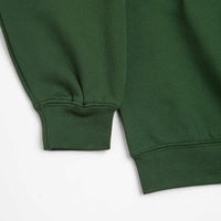 Poetic Collective Heavy Polo Sweatshirt - Bottle Green thumbnail