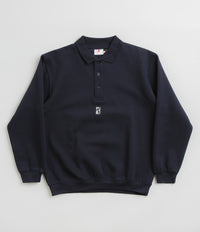 Poetic Collective Heavy Polo Sweatshirt - Dark Navy