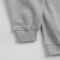 Poetic Collective Heavy Polo Sweatshirt - Heather Grey thumbnail