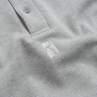 Poetic Collective Heavy Polo Sweatshirt - Heather Grey thumbnail