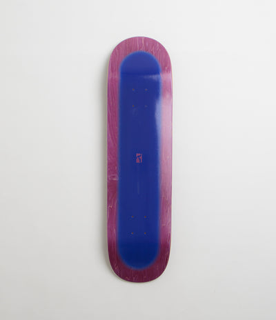 Poetic Collective Neon Blue Square Tail Deck - 8.5"