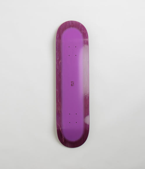 Poetic Collective Neon Purple High Concave Deck - 8.25