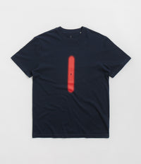 Poetic Collective Neon Spray T-Shirt - Navy