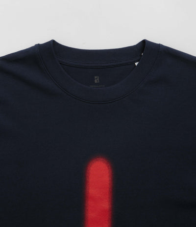 Poetic Collective Neon Spray T-Shirt - Navy