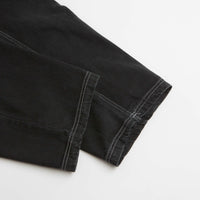 Poetic Collective Painter Pants - Black Denim / White Seams thumbnail