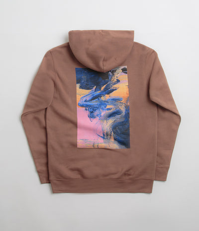 Poetic Collective Painting Hoodie - Brown