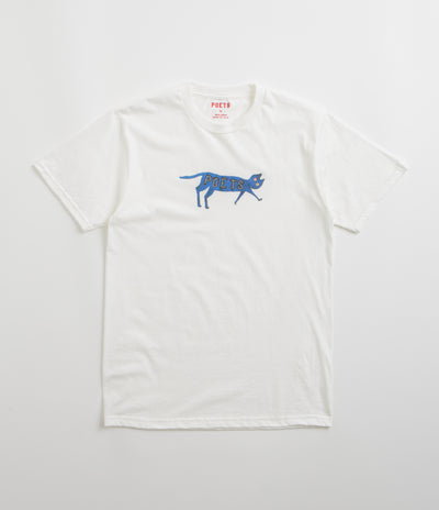 Poets Cat T-Shirt - White