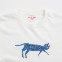 Poets Cat T-Shirt - White thumbnail