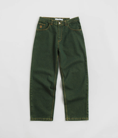 Polar 93 Denim Jeans - Chartreuse / Blue