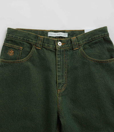 Polar 93 Denim Jeans - Chartreuse / Blue