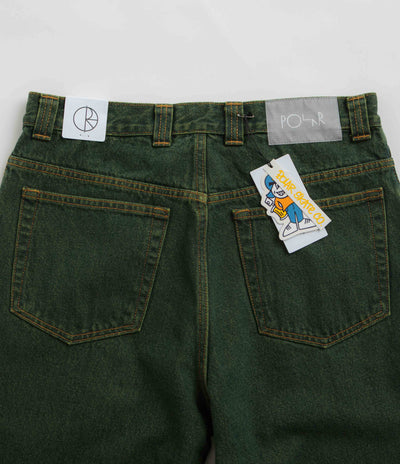 Polar 93 Denim Jeans - Chartreuse / Blue