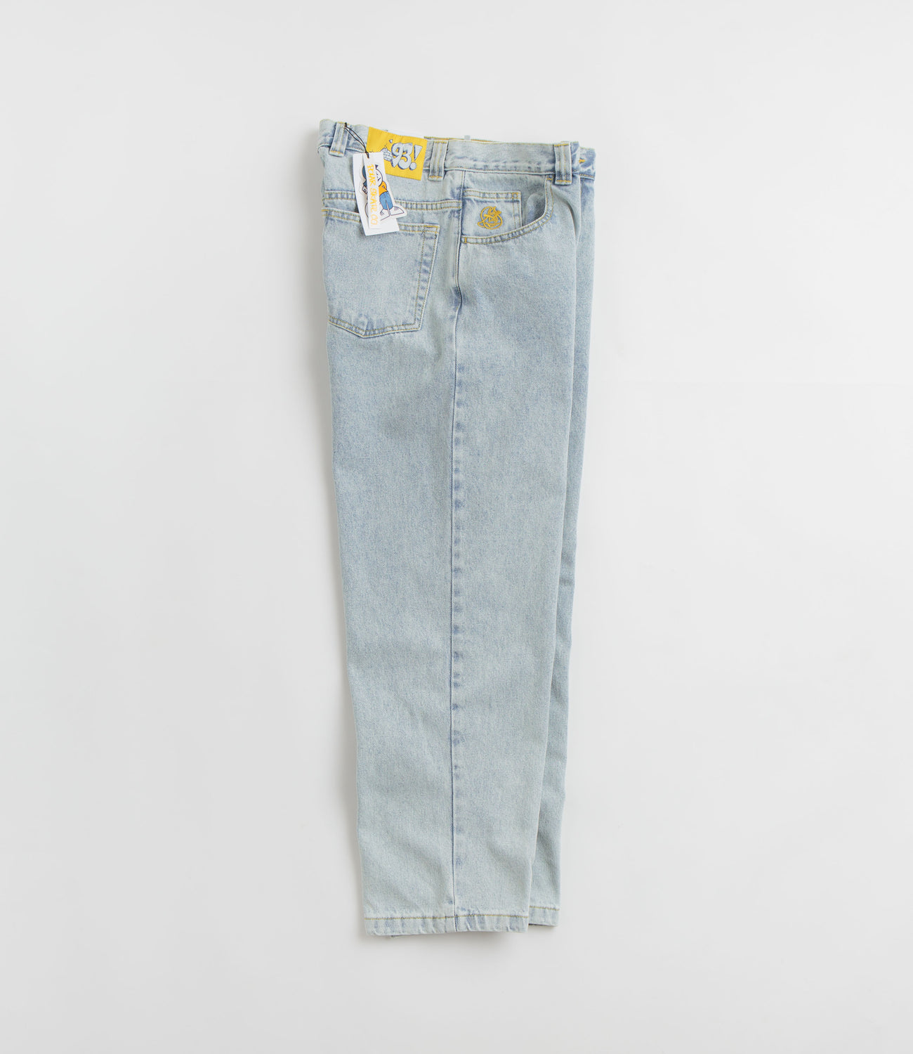 Polar 93 Denim Jeans - Light Blue / Yellow / Yellow | Flatspot