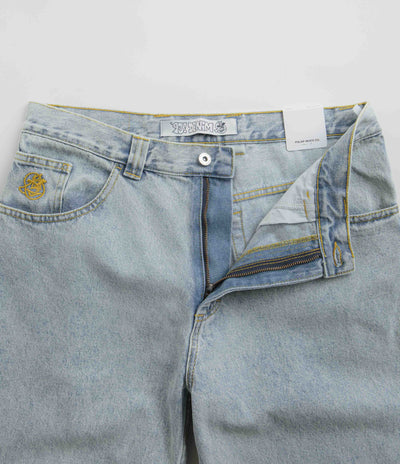 Polar 93 Denim Jeans - Light Blue / Yellow / Yellow