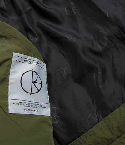 Polar Basic Puffer Jacket - Army Green