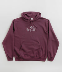 Polar Beautiful Horses Dave Hoodie - Plum