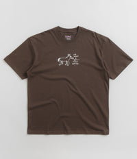 Polar Beautiful Horses T-Shirt - Chocolate