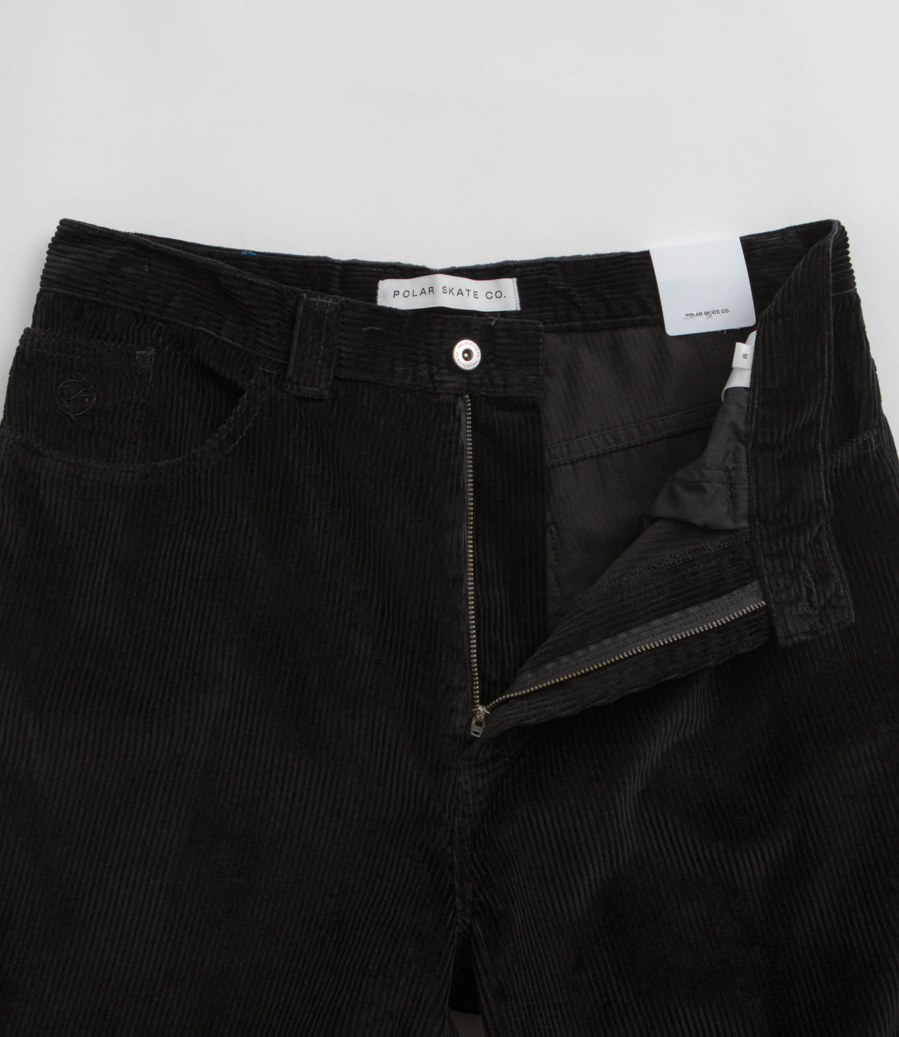 Polar Big Boy Cord Shorts - Black | Flatspot