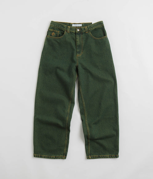 Polar Big Boy Jeans - Chartreuse / Blue