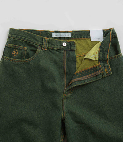 Polar Big Boy Jeans - Chartreuse / Blue