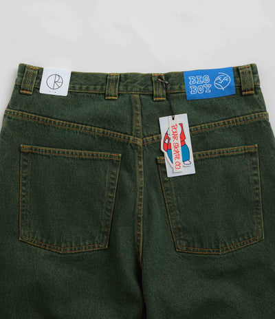 Polar Big Boy Jeans - Chartreuse / Blue