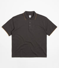 Polar Checkered Surf Polo Shirt - Dirty Black