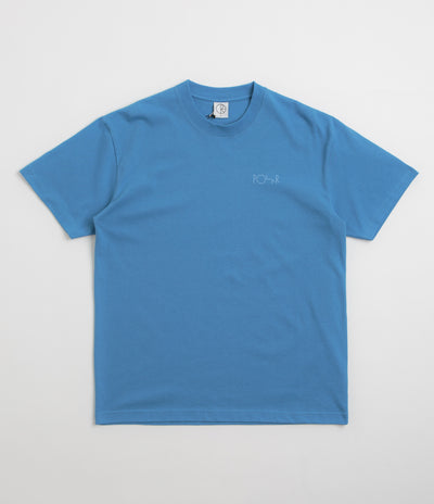 Polar Contrast Stroke Logo T-Shirt - French Blue