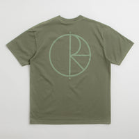 Polar Contrast Stroke Logo T-Shirt - Moss Green thumbnail