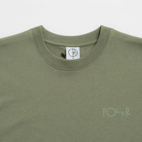 Polar Contrast Stroke Logo T-Shirt - Moss Green thumbnail