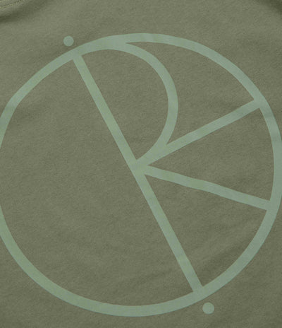 Polar Contrast Stroke Logo T-Shirt - Moss Green