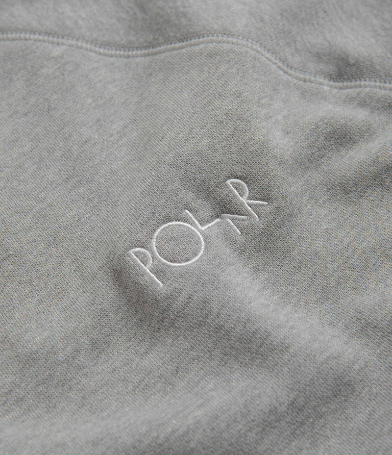 Polar Default Crewneck Sweatshirt - Heather Grey | Flatspot