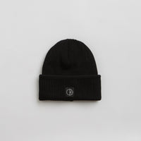 Polar Double Fold Merino Beanie - Black thumbnail