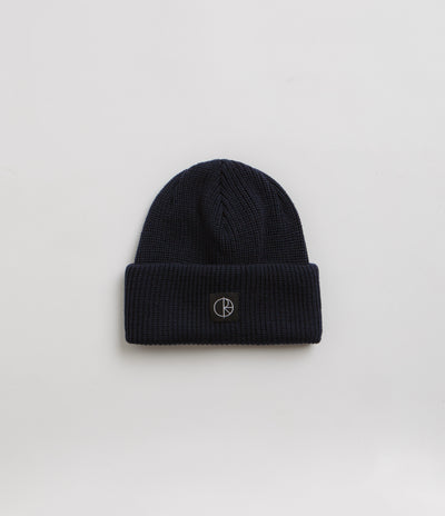 Polar Double Fold Merino Beanie - Navy