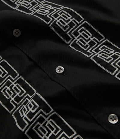 Polar Double P Bowling Shirt - Black / White