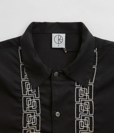 Polar Double P Bowling Shirt - Black / White