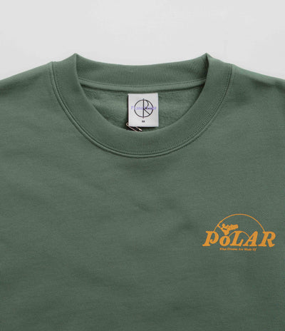 Polar Dreams Dave Crewneck Sweatshirt - Jade Green