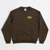 Polar Earthquake Dave Crewneck Sweatshirt - Brown thumbnail