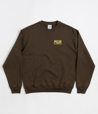 Polar Earthquake Dave Crewneck Sweatshirt - Brown