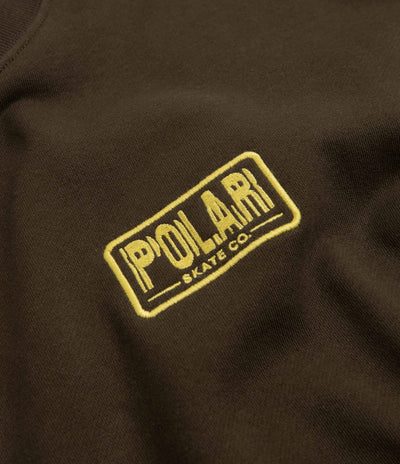 Polar Earthquake Dave Crewneck Sweatshirt - Brown