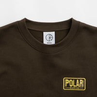 Polar Earthquake Dave Crewneck Sweatshirt - Brown thumbnail