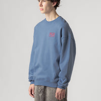 Polar Earthquake Dave Crewneck Sweatshirt - Oxford Blue thumbnail