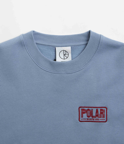 Polar Earthquake Dave Crewneck Sweatshirt - Oxford Blue