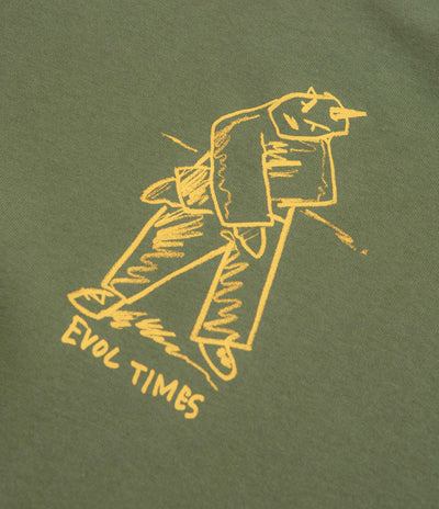 Polar Evol Times T-Shirt - Army Green